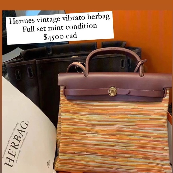 Hermes vintage vibrato herbag pm - Picture 2 of 10